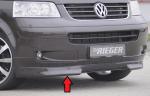 Rieger Spoilerlippe für VW T5 Bus ABS schwarz matt (Lackierung erforderlich) Y 00059250