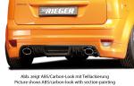 Rieger Heckschürzenansatz für Ford Focus 2 Carbon Look glänzend Y 00099101