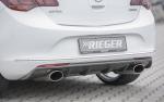 Rieger Heckeinsatz für Opel Astra J Carbon Look glänzend K 00099272