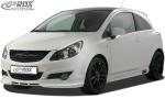 RDX Frontspoiler für OPEL Corsa D Frontlippe Front Ansatz Spoilerlippe