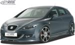 RDX Frontspoiler für SEAT Leon 1P (bis 2009) Frontlippe Front Ansatz Spoilerlippe
