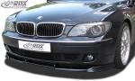 RDX Frontspoilerlippe VARIO-X für BMW 7er E65 / E66 2005+ Frontlippe Front Ansatz Vorne Spoilerlippe