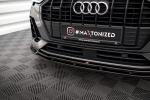 Maxton Design Front Ansatz V.4 für Audi Q3 Sportback / SUV S-Line F3 schwarz Hochglanz