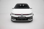 Maxton Design Front Ansatz V.3 für VW Golf GTI / GTE / R-Line Mk8 Facelift schwarz Hochglanz