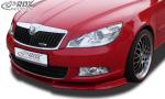 RDX Frontspoilerlippe VARIO-X für SKODA Octavia 2 Facelift Typ 1Z 2008+ (nicht RS) Frontlippe Front Ansatz Vorne Spoilerlippe