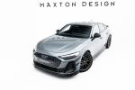 Maxton Design Front Ansatz V.1 für Audi A5 S-Line / S5 Limousine / Avant B10 schwarz Hochglanz