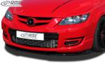 RDX Frontspoilerlippe VARIO-X für MAZDA 3 MPS (BK) 2006-2009 Frontlippe Front Ansatz Vorne Spoilerlippe