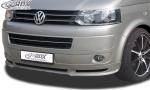 RDX Frontspoiler für VW T5 Facelift (2009+) Frontlippe Front Ansatz Spoilerlippe