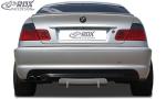 RDX Heckdiffusor U-Diff für BMW E46 (alle, auch M-Technik, M3, Touring) Diffusor Heck Ansatz