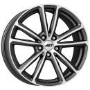 AEZ Alufelge Tioga titan graphite matt/polished 8x18 ET30 5x112 Nabe 66.6 KBA 53118