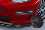 CSR Air Intake Blenden | Airintakes mit ABE für Tesla Model 3 AI031-G Glossy schwarz Hochglanz (keine Lackierung erforderlich)
