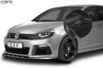 CSR Frontspoiler | Cup-Spoilerlippe mit ABE für VW Golf 6 R CSL002-G Glossy schwarz Hochglanz (keine Lackierung erforderlich)