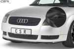 CSR Frontspoiler | Cup-Spoilerlippe mit ABE für Audi TT 8N CSL011-C Carbon Look Hochglanz (keine Lackierung erforderlich)