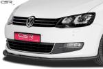 CSR Frontspoiler | Cup-Spoilerlippe mit ABE für VW Sharan II CSL184-S strukturiert schwarz matt (keine Lackierung erforderlich)