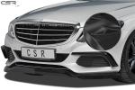 CSR Frontspoiler | Cup-Spoilerlippe mit ABE für Mercedes-Benz C-Klasse 205 CSL227-C Carbon Look Hochglanz (keine Lackierung erforderlich)