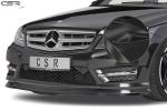 CSR Frontspoiler | Cup-Spoilerlippe mit ABE für Mercedes-Benz C-Klasse 204 CSL308-C Carbon Look Hochglanz (keine Lackierung erforderlich)