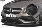 CSR Frontspoiler | Cup-Spoilerlippe mit ABE für Mercedes-Benz CLA 45 AMG / A 45 AMG CSL315-C Carbon Look Hochglanz (keine Lackierung erforderlich)