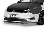 CSR Frontspoiler | Cup-Spoilerlippe mit ABE für VW Golf 7 CSL324-S strukturiert schwarz matt (keine Lackierung erforderlich)