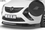 CSR Frontspoiler | Cup-Spoilerlippe mit ABE für Opel Zafira C Tourer CSL326-S strukturiert schwarz matt (keine Lackierung erforderlich)