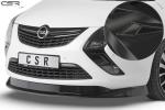 CSR Frontspoiler | Cup-Spoilerlippe mit ABE für Opel Zafira C Tourer CSL326-C Carbon Look Hochglanz (keine Lackierung erforderlich)