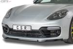 CSR Frontspoiler | Cup-Spoilerlippe mit ABE für Porsche Panamera 2 CSL336-G Glossy schwarz Hochglanz (keine Lackierung erforderlich)