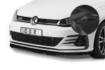 CSR Frontspoiler | Cup-Spoilerlippe mit ABE für VW Golf 7 GTI / GTD CSL345-C Carbon Look Hochglanz (keine Lackierung erforderlich)