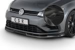 CSR Frontspoiler | Cup-Spoilerlippe mit ABE für VW Golf 7 R CSL346-G Glossy schwarz Hochglanz (keine Lackierung erforderlich)