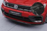 CSR Frontspoiler | Cup-Spoilerlippe mit ABE für VW Tiguan II (Typ AD1) R-Line CSL367-G Glossy schwarz Hochglanz (keine Lackierung erforderlich)