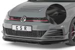CSR Frontspoiler | Cup-Spoilerlippe mit ABE für VW Golf 7 GTI TCR CSL368-G Glossy schwarz Hochglanz (keine Lackierung erforderlich)