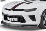 CSR Frontspoiler | Cup-Spoilerlippe mit ABE für Chevrolet Camaro 6 CSL379-G Glossy schwarz Hochglanz (keine Lackierung erforderlich)
