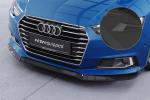 CSR Frontspoiler | Cup-Spoilerlippe mit ABE für Audi A4 B9 (Typ 8W) CSL388-S strukturiert schwarz matt (keine Lackierung erforderlich)