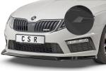 CSR Frontspoiler | Cup-Spoilerlippe mit ABE für Skoda Octavia III (5E) RS CSL389-S strukturiert schwarz matt (keine Lackierung erforderlich)