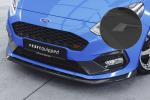 CSR Frontspoiler | Cup-Spoilerlippe mit ABE für Ford Fiesta MK8 ST/ST-Line CSL409-S strukturiert schwarz matt (keine Lackierung erforderlich)