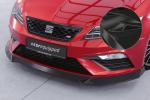 CSR Frontspoiler | Cup-Spoilerlippe mit ABE für Seat Leon 3 (Typ 5F) Cupra/FR CSL411-G Glossy schwarz Hochglanz (keine Lackierung erforderlich)