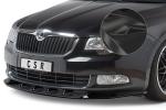 CSR Frontspoiler | Cup-Spoilerlippe mit ABE für Skoda Superb II CSL420-C Carbon Look Hochglanz (keine Lackierung erforderlich)