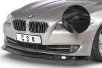 CSR Frontspoiler | Cup-Spoilerlippe mit ABE für BMW 5er F10 / F11 CSL421-G Glossy schwarz Hochglanz (keine Lackierung erforderlich)