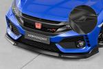 CSR Frontspoiler | Cup-Spoilerlippe mit ABE für Honda Civic FK8 Type R CSL440-C Carbon Look Hochglanz (keine Lackierung erforderlich)