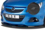 CSR Frontspoiler | Cup-Spoilerlippe mit ABE für Opel Corsa D OPC CSL443-S strukturiert schwarz matt (keine Lackierung erforderlich)