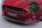 CSR Frontspoiler | Cup-Spoilerlippe mit ABE für Ford Mustang VI CSL448-C Carbon Look Hochglanz (keine Lackierung erforderlich)