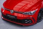 CSR Frontspoiler | Cup-Spoilerlippe mit ABE für VW Golf 8 (Typ CD) GTI/GTD/GTE/R-Line CSL466-S strukturiert schwarz matt (keine Lackierung erforderlich)