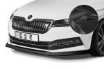 CSR Frontspoiler | Cup-Spoilerlippe mit ABE für Skoda Superb III (Typ 3V) CSL468-C Carbon Look Hochglanz (keine Lackierung erforderlich)