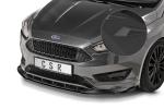 CSR Frontspoiler | Cup-Spoilerlippe mit ABE für Ford Focus MK3 ST-Line CSL478-S strukturiert schwarz matt (keine Lackierung erforderlich)