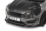 CSR Frontspoiler | Cup-Spoilerlippe mit ABE für Ford Focus MK3 ST-Line CSL478-C Carbon Look Hochglanz (keine Lackierung erforderlich)