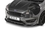 CSR Frontspoiler | Cup-Spoilerlippe mit ABE für Ford Focus MK3 ST-Line CSL478-G Glossy schwarz Hochglanz (keine Lackierung erforderlich)