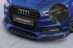 CSR Frontspoiler | Cup-Spoilerlippe mit ABE für Audi A1 8X CSL481-C Carbon Look Hochglanz (keine Lackierung erforderlich)