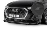 CSR Frontspoiler | Cup-Spoilerlippe mit ABE für Audi Q3 (Typ F3) Sportback CSL485-S strukturiert schwarz matt (keine Lackierung erforderlich)