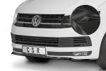 CSR Frontspoiler | Cup-Spoilerlippe mit ABE für VW T6 Bus CSL486-C Carbon Look Hochglanz (keine Lackierung erforderlich)