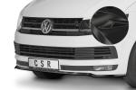 CSR Frontspoiler | Cup-Spoilerlippe mit ABE für VW T6 Bus CSL486-G Glossy schwarz Hochglanz (keine Lackierung erforderlich)