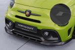 CSR Frontspoiler | Cup-Spoilerlippe mit ABE für Fiat 500 Abarth 595 CSL487-S strukturiert schwarz matt (keine Lackierung erforderlich)