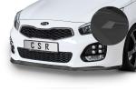 CSR Frontspoiler | Cup-Spoilerlippe mit ABE für KIA Ceed (JD) GT-Line CSL489-S strukturiert schwarz matt (keine Lackierung erforderlich)